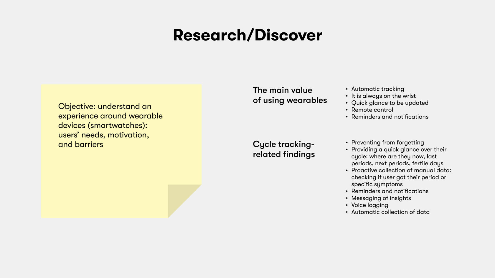 User research