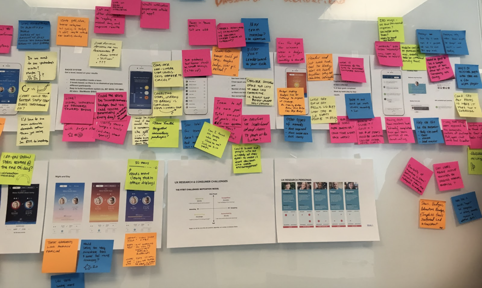 Collecting internal feedback during design workshops